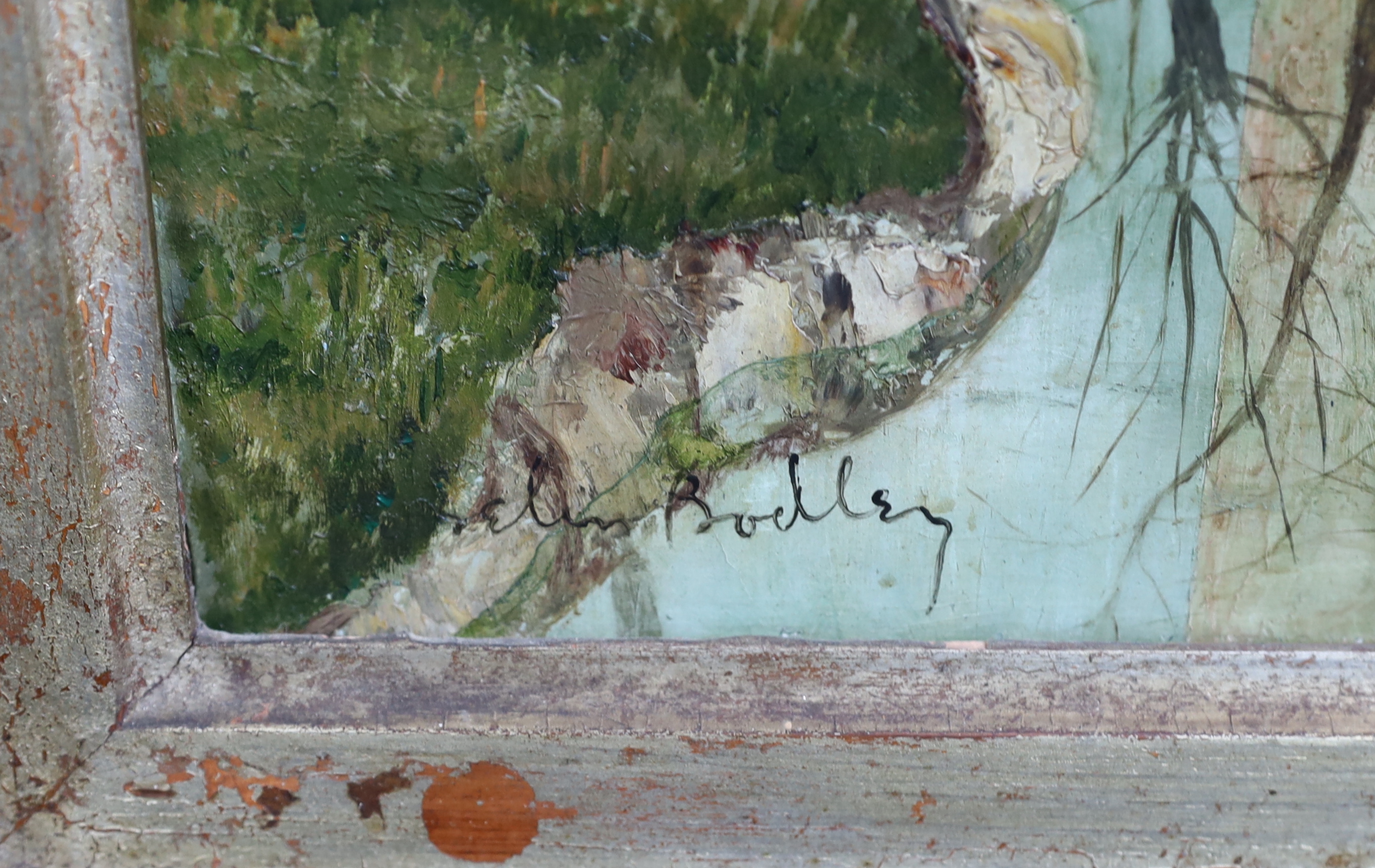 Josselin Reginald Courtenay Bodley (British 1893-1974), Watermill in France, oil on canvas, 60 x 48cm